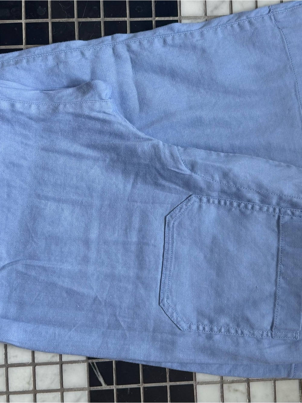 Maeve Colette  Wide-Leg Croped linen Pants - Picture 2 of 6